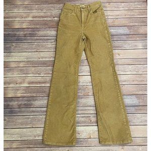 Levi's Ribcage Boot Cut Corduroy Pants Jeans Camel